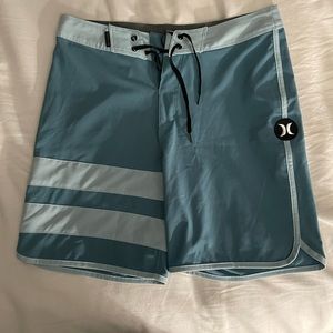 28” waist blue on blue Hurley Phantom Boardshorts